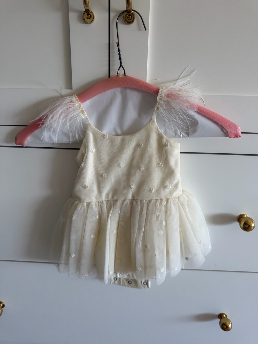 Noralee Poppy bodysuit / flower girl dress sz 12 months